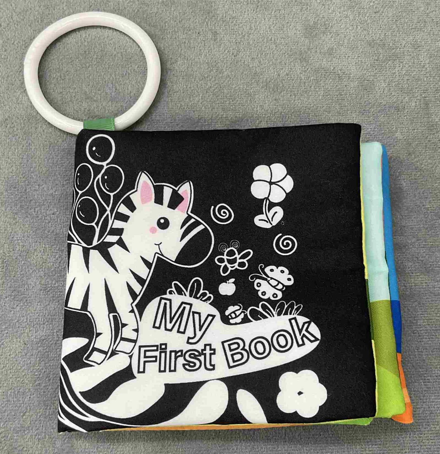 Blissful Diary Sage Green Play Gym Replacement Fabric My First Book