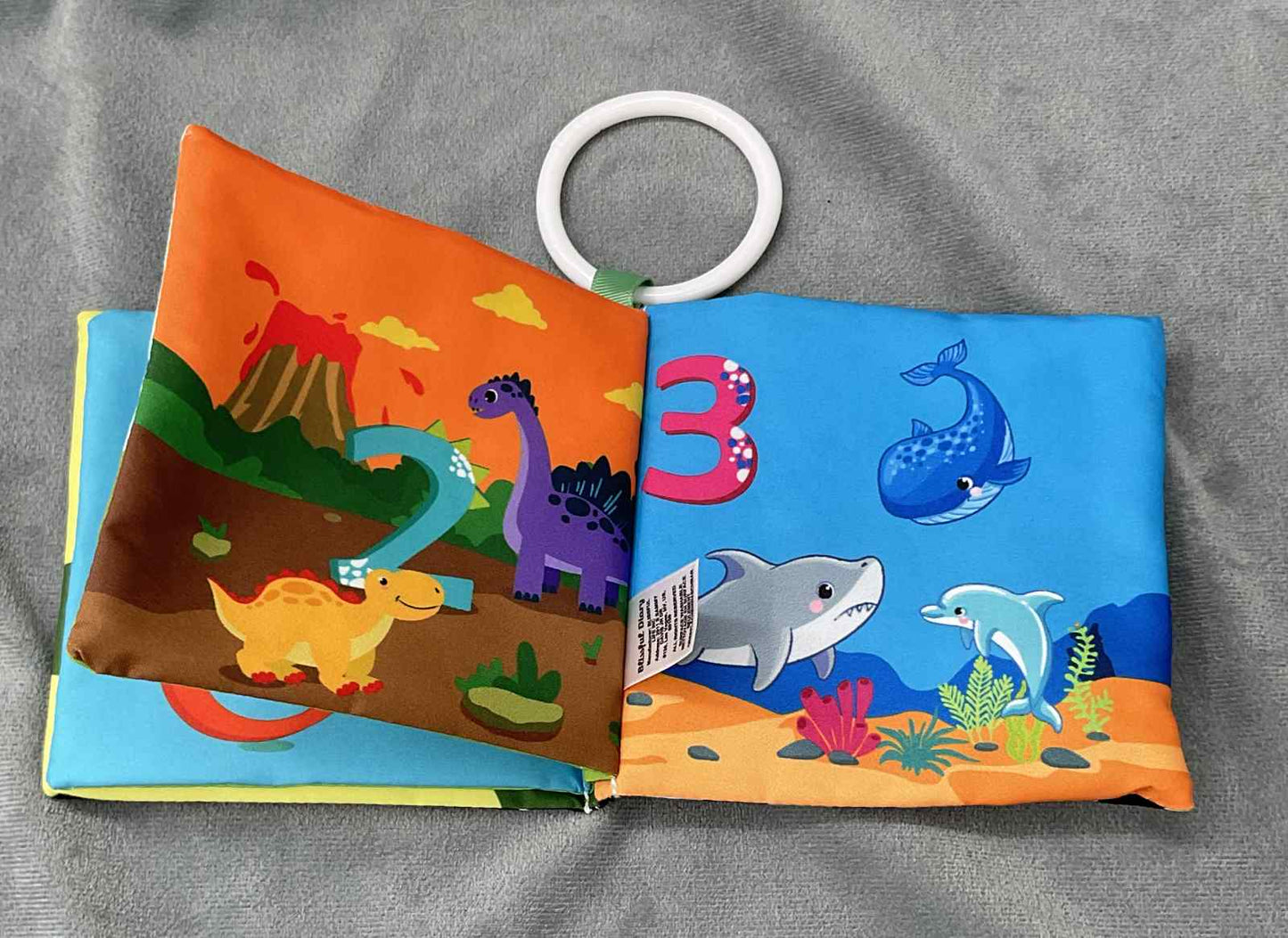 Blissful Diary Sage Green Play Gym Replacement Fabric My First Book